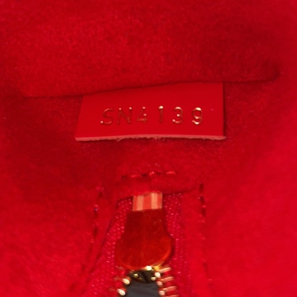 New Louis Vuitton Limited Edition Damier Denim Mono Patchwork Elizabeth Pouch - Picture 10 of 13